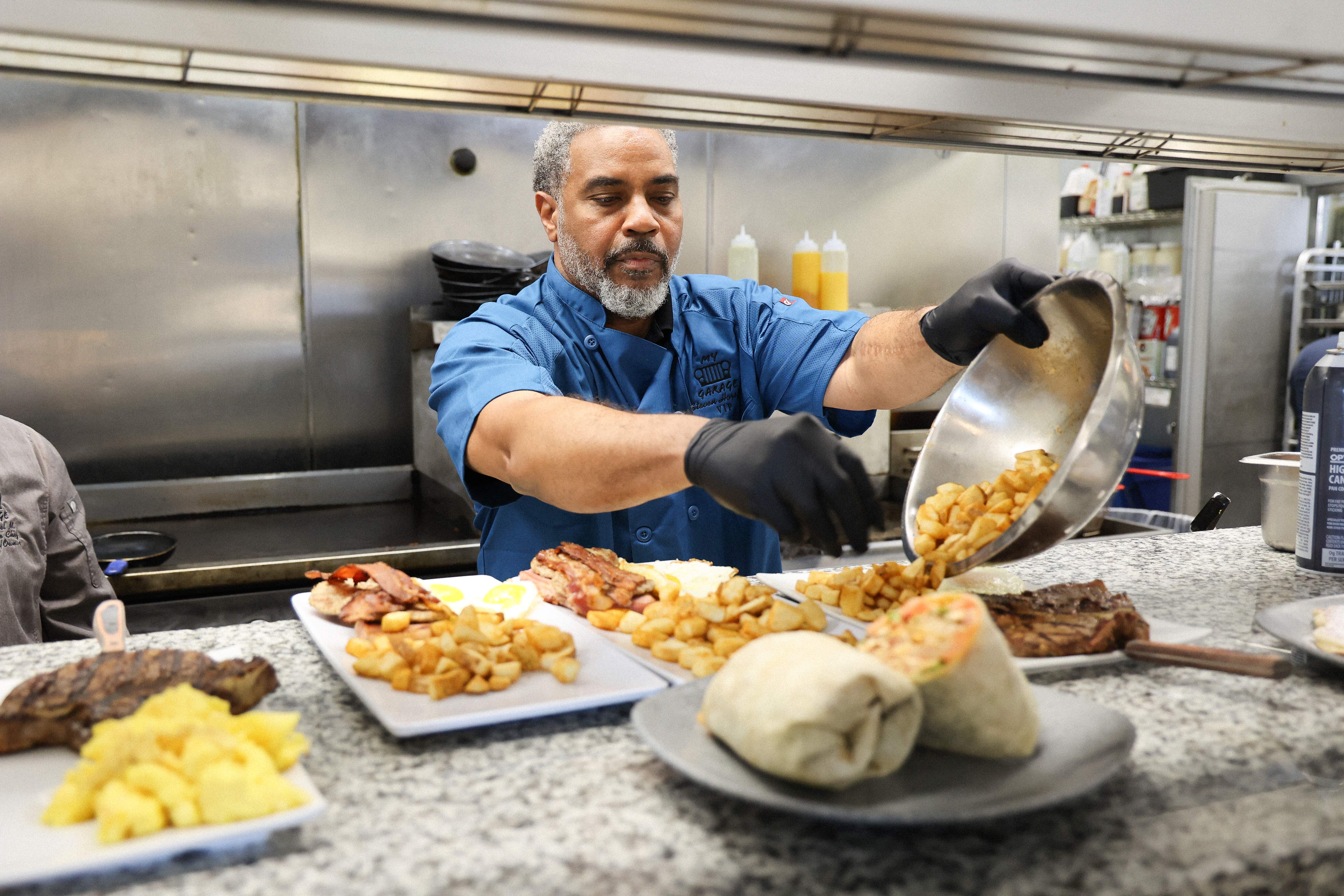 Horsford Takes "Congressman on the Job" to the Kitchen, Spotlighting Small Business Crisis