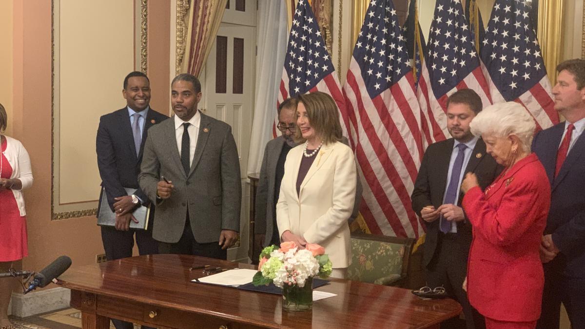 Congressman Horsford Speaks At Bill Enrollment Ceremony For Colorado Drought Contingency Plan
