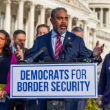 Congressman Horsford speaks at a press conference for Democrats for Border Security.