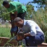 Congressman Horsford with students