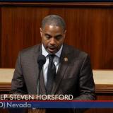 Congressman Steven Horsford addressed in Congress in support of the SAFE Banking Act (H.R. 1595)