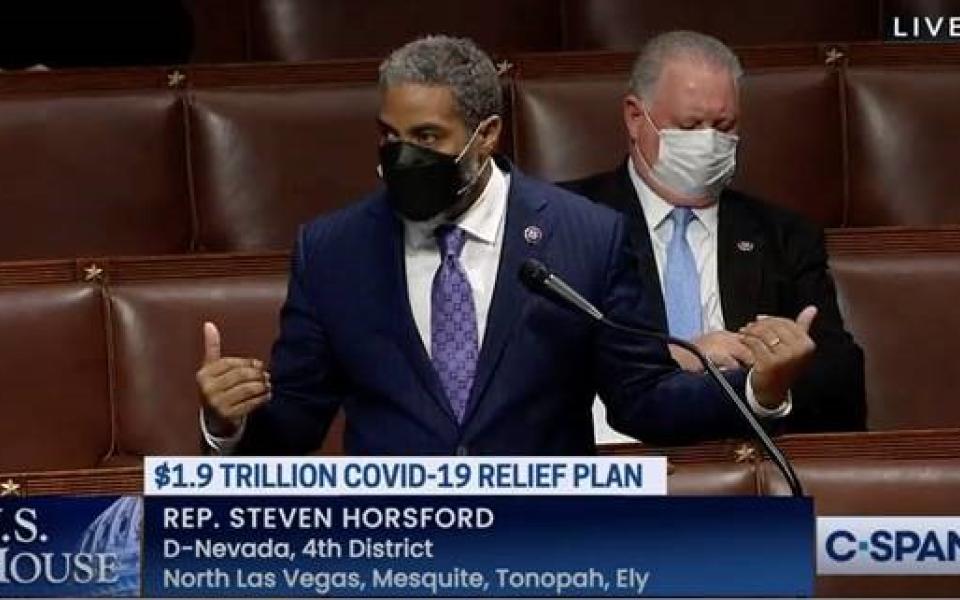 Rep. Horsford delivers speech on coronavirus relief