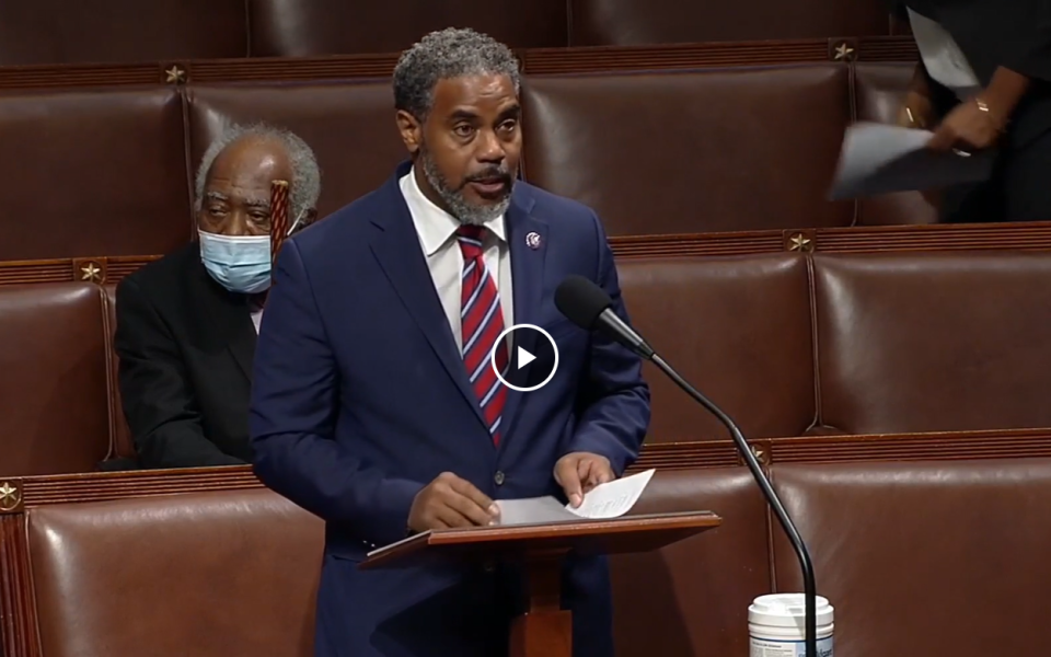 Congressman Horsford giving a floor speech in Congress