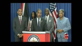 Horsford participates in Press Conference with CBC members and Prime Minister of Trinidad and Tobago