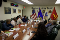 Meeting with Hawthorne Army Depot Leadership