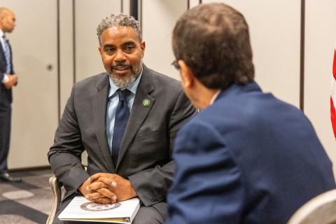 Congressman Horsford Meets with Israeli President Herzog